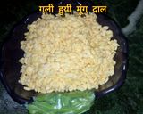 A picture of step 2 of Allu mung dal ka snack.
