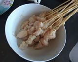 A picture of step 1 of Spicy Satay (Sate Taichan).