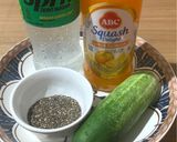 Foto langkah ke 1 dari resep Es Timun Chia Segar.