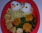 Foto langkah ke 6 dari resep Bento anak burung dalam sarang.