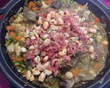 Foto del paso 8 de la receta: Menestra de verdura con jamón y langostinos