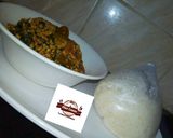 A picture of step 7 of Egusi soup.