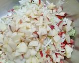 A picture of step 4 of Russian Salad.