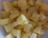 A picture of step 1 of Potato and courgette salad.