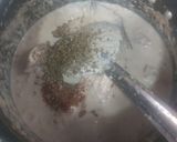 A picture of step 4 of Chicken white gravy qorma.