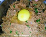 A picture of step 5 of Shami kabab #ramadankitayari.
