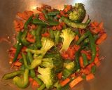 A picture of step 4 of Vegetable Macaroni.