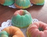 Foto langkah ke 6 dari resep Bolu Kukus Mini Unicorn.