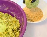 A picture of step 4 of Broccoli Patties with Avocado and Feta Sauce (Healthy Version).