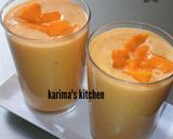A picture of step 2 of Mango smoothie.
