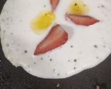 A picture of step 3 of Tutti Fruity Strawberry Pancakes.