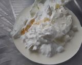 A picture of step 2 of Sig's Quark with Strawberries.