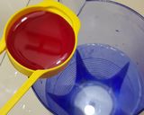 A picture of step 1 of Rooh afza lemonade.