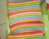 Foto langkah ke 1 dari resep Lapis pepelangi jual 40rb Uk 20x10x7cm.