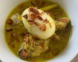 Foto langkah ke 4 dari resep 82. Opor ayam telur kuah kuning.