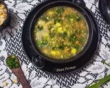 A picture of step 6 of Sweet Corn Soup.