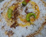 A picture of step 18 of Tikka Biryani 🍗🍛😋.