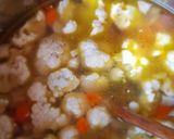 Karfiolleves grízgaluskával, átgondolva recept fázis 6 fotója