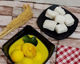 Foto langkah ke 6 dari resep Lontong Praktis Kuah Santan (165).