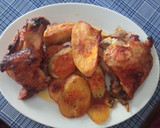 Foto del paso 2 de la receta: Pollo al horno con patatas panadera