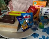Foto langkah ke 1 dari resep Setup Roti Tawar Coklat.