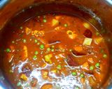 A picture of step 5 of Pressure cooker pav bhaji in 25 minutes.