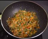 A picture of step 4 of Hara Choliya.