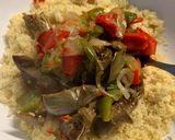 Foto del paso 3 de la receta: Cous cous con verduras asadas y salmón