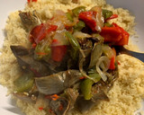 Foto del paso 3 de la receta: Cous cous con verduras asadas y salmón