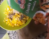 स्वीट कॉर्न चाट(sweet corn chaat recipe in hindi) रेसिपी चरण 3 फोटो