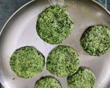A picture of step 4 of Leafy vegetable Chana daal Cutlets.