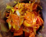 A picture of step 2 of Stuffed carrot sabji.