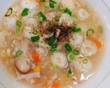 Hình bước làm 3 của món Soup tôm bong bóng cá