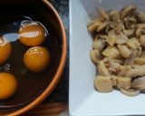 Foto del paso 1 de la receta: Tortilla de champignones y panceta!