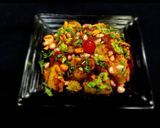 A picture of step 4 of Sweet Potato Bhel.