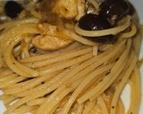 Foto del paso 5 de la receta: Spaghetti con pollo y crema de cebolla