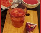 A picture of step 4 of An Interesting Watermelon Punch 🍉 to beat Summer ☀️.