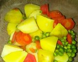 A picture of step 1 of Crunchy vegetable nuggets.
