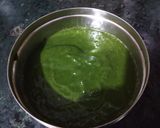 A picture of step 1 of Spinach raita.