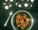 A picture of step 5 of Spicy Potato Manchurian.