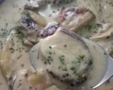 Foto langkah ke 6 dari resep Creamy chicken Mushroom saus Bechamel sederhana, mudah dibuat.