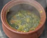 A picture of step 5 of Malabar spinach, dal curry.