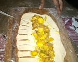 A picture of step 4 of Caterpillar bread.