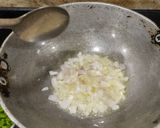 A picture of step 3 of Dry Soya Manchurian.