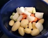 Une image de l'étape 2 de Légumes styles Fukume-ni 2ème recette.
