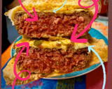 Foto del paso 8 de la receta: Doble Cheeseburger con huevo y salsa rosa ahumada ❌⭕️ Style