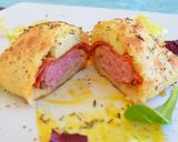Foto del paso 3 de la receta Paquetes de ibéricos con mermelada de mango 