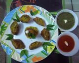 A picture of step 1 of Healthy Kathi Roll.