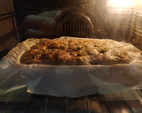 Foto del paso 5 de la receta: Focaccia de espelta con cebolla y aceitunas (sin amasado)