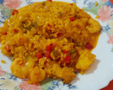 Foto del paso 6 de la receta: Arroz con bacalao y gambas